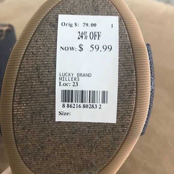 NWT Lucky Brand cheetah wedge size 10 - Picture 4 of 5